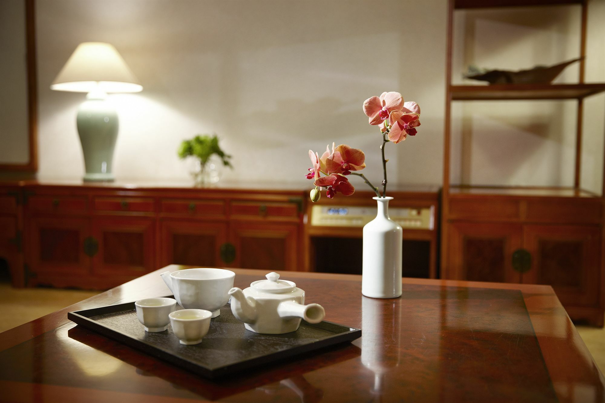 Haeundae Grand Hotel Busan Extérieur photo A tea set